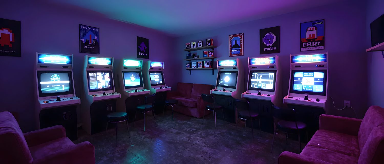 Pixel Game Rooms